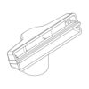 UPHOLSTERY TOOL W/ CTR STRIP