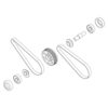 KIT, DOUBLE PULLEY    LW/LS