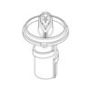 ADJUSTING KNOB BLUE CH EF